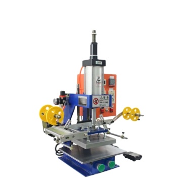 Pneumatic Stamping Machine for PVC Wood Leather Cardboard Printing