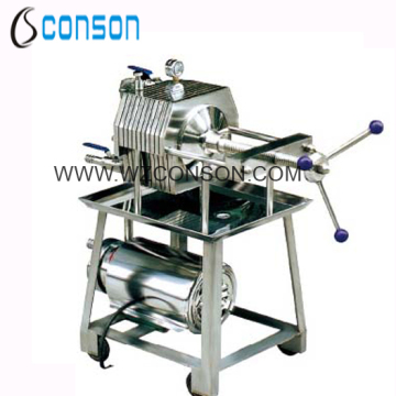 small membrane laboratory plate and frame filter press
