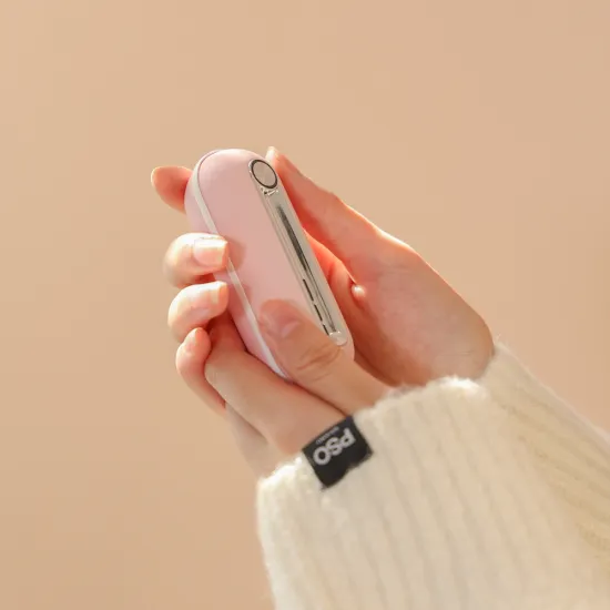 Rechargeable Portable Hand Warmer with 2 Heating Modes: A Multi-Functional Power Bank and Pocket-friendly Solution