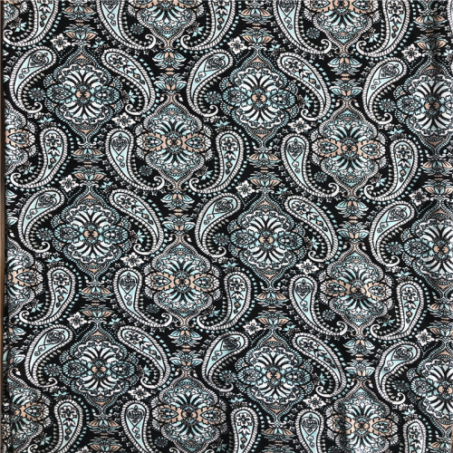 Digital print rayon spandex lycra knitted fabric