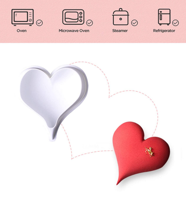 Silicone Heart Cake Mold Silicone Heart Cake Mold