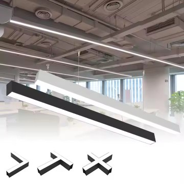 Factory Newly Designed Black White Aluminum Interior Hanging Dining Table Light KC KS Cityo