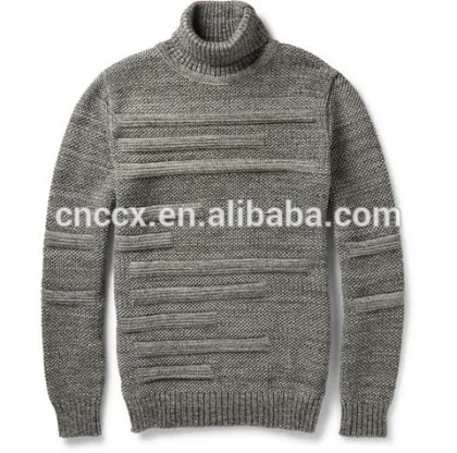 fashion men winter warm turtleneck sweater