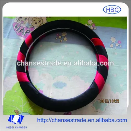 Wholesale ice silk car steering wheel cover/design your steering wheel cover