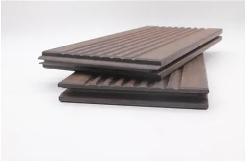 OUTDOOR STANDARD GROOVE BAMBOO DARK DECKING