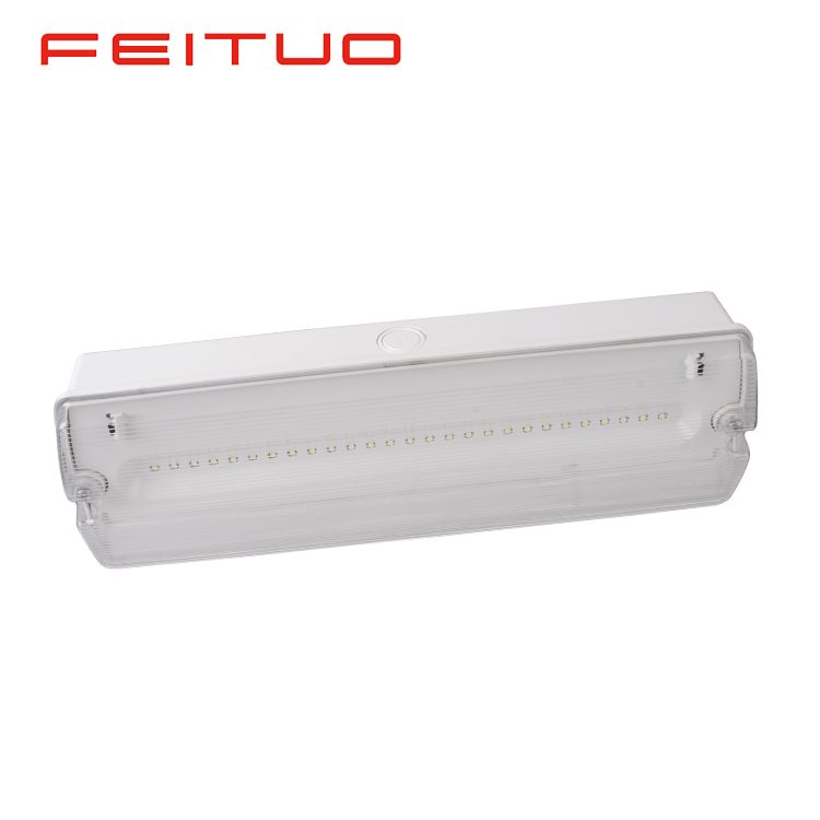 Slim type waterproof ip65 emergency light rechargeable