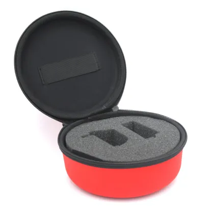 Round shape portable EVA makeup travel case for solid perfume