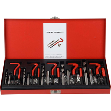 131-Piece Metric Helicoil Thread Repair Kit - HSS Drill, M5 M6 M8 M10 M12