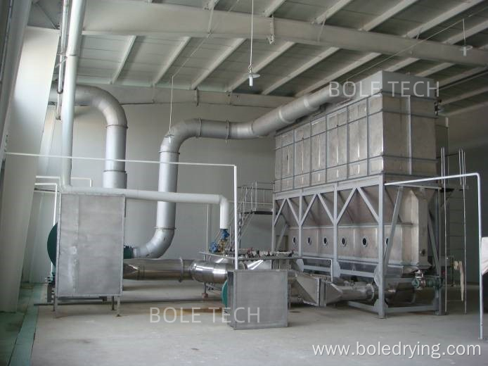 Resin fluid bed drying machine Fluidized bed dryer