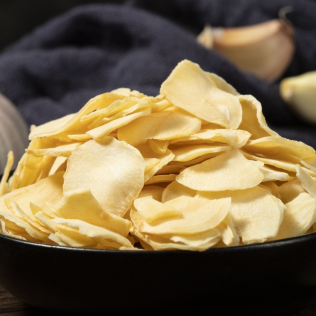 White Garlic Flakes Slices