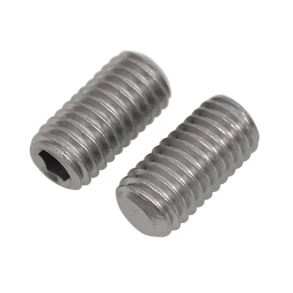DIN913 Hexagon Socket Set Screws with Flat Point