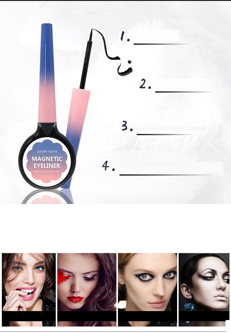 Magnetic eyeliner 3 pairs eyelash suit