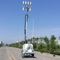 6*400W LED Mobile Trailer Solar LED Lighting Tower