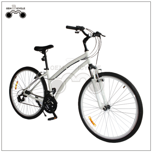 26 tum White Women's Mountain cykel