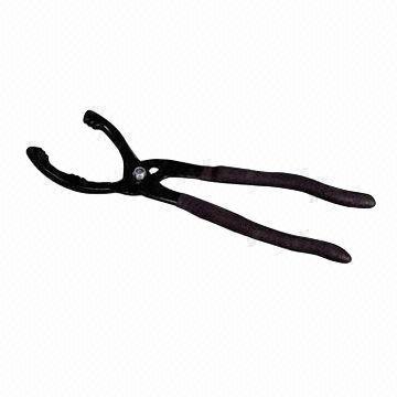 Drop forged oil filter wrench, unique, dual-handle