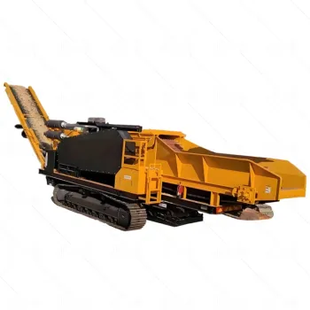 Crawler Mobile Wood Crusher for Garden Branches and Comprehensive Materials