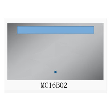 Rechteckige LED -Badezimmerspiegel MC16