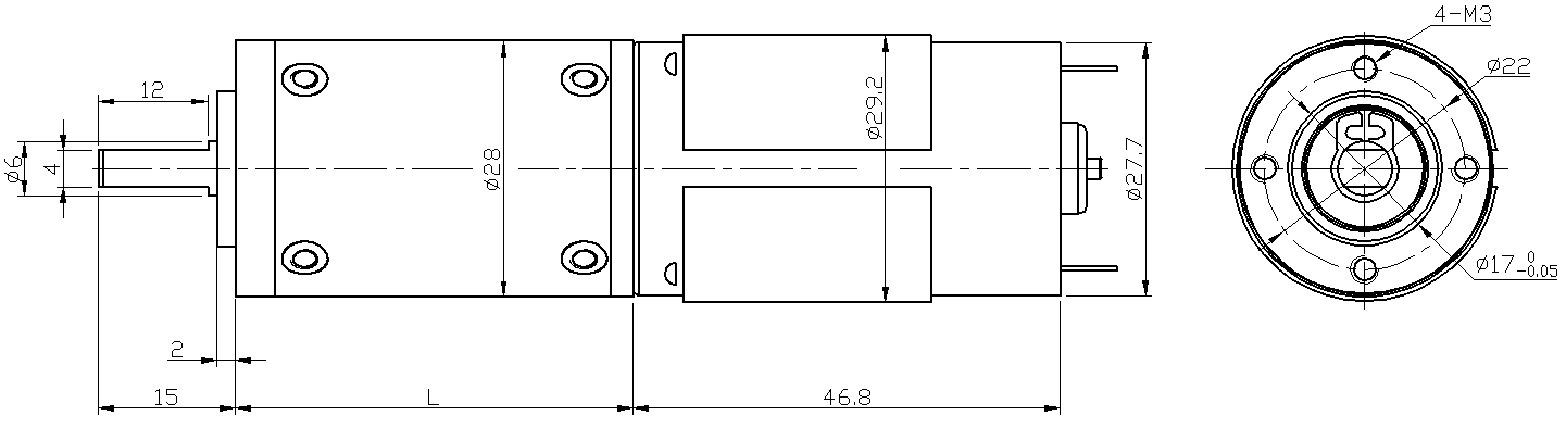 dc planetary gear box