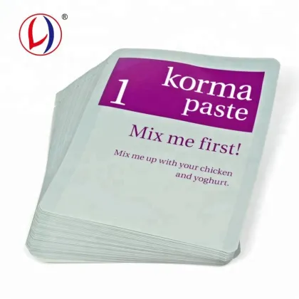 Sauce Packaging with Tear Notch: Condiment Packets