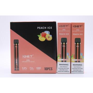 IGET XXL 1800 PUFFS DESECHABLES