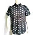 Print Short Shirt Men Causal Cotton LOGO Print Short Sleeve Shirt Factory