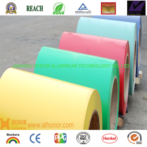 Aluminum Color Coated Coil for Aluminium Composite Panel-PVDF-Yellow