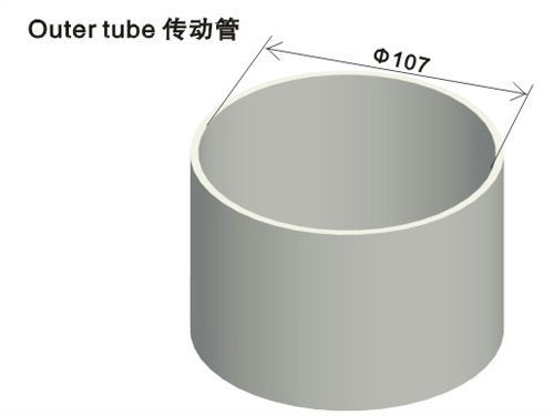 107mm diameter aluminum tube for tubular motor