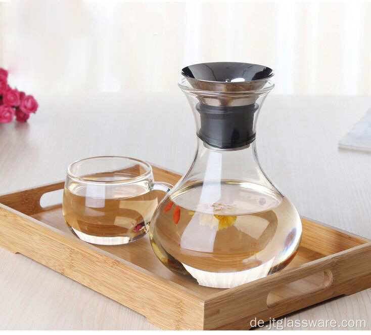 Handcraft Kaffeekrug aus transparentem Glas