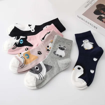 Mid Calf Sock Boots For Women