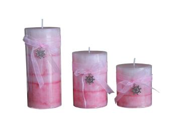 Factory price colored prayer votive pillar spiritual candles