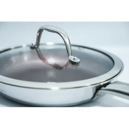 Classic Kitchenware 24cm Triply Stainless Steel Frying Pan