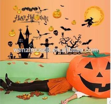 Removable eco-friendly PVC children's room 3d halloween wall stickers