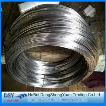 Q195 hot dip galvanized low carbon steel wire with bright and smooth surface