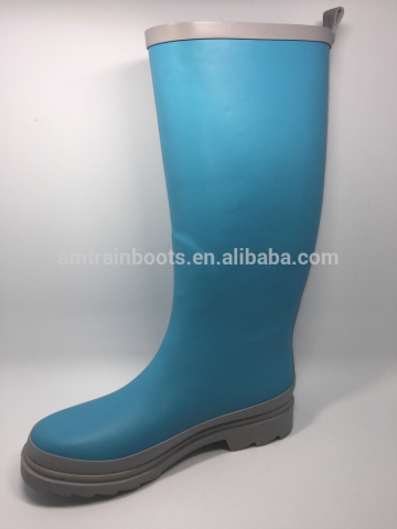 Durable fashion rubber rain boot shoes for woman lady