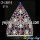 Series Red Blue Rhinestone Snowflake Christmas Crown