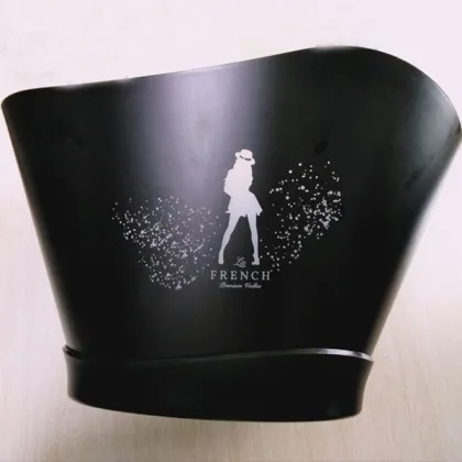hotsale Carlsberg beer led ice bucket