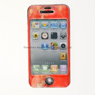 Heat transfer Dye phone case with adhesive injection for iPhone4/4S