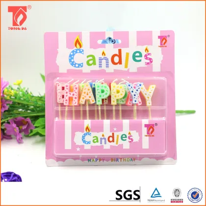 Fancy Tongda brand birthday candle