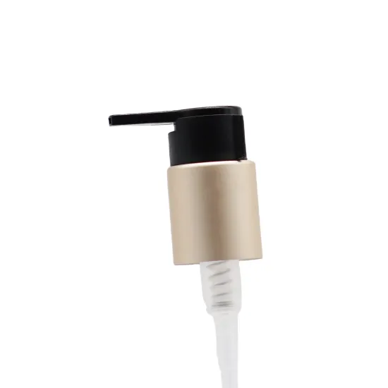 Smooth Black Soap Dispenser Plastic Lotion Pump