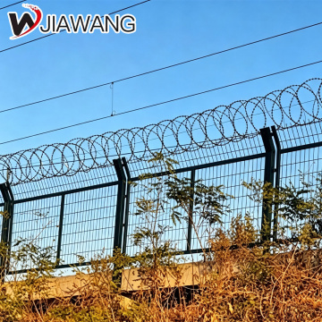 Industrial Railway Guardrail Perimeter Fencing Units