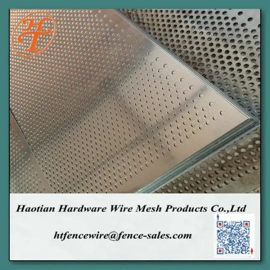 square hole stainless steel perforated sheet