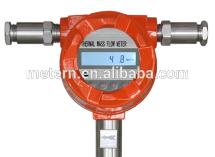 2016 Hot sales compressed air flow meter from Metern company