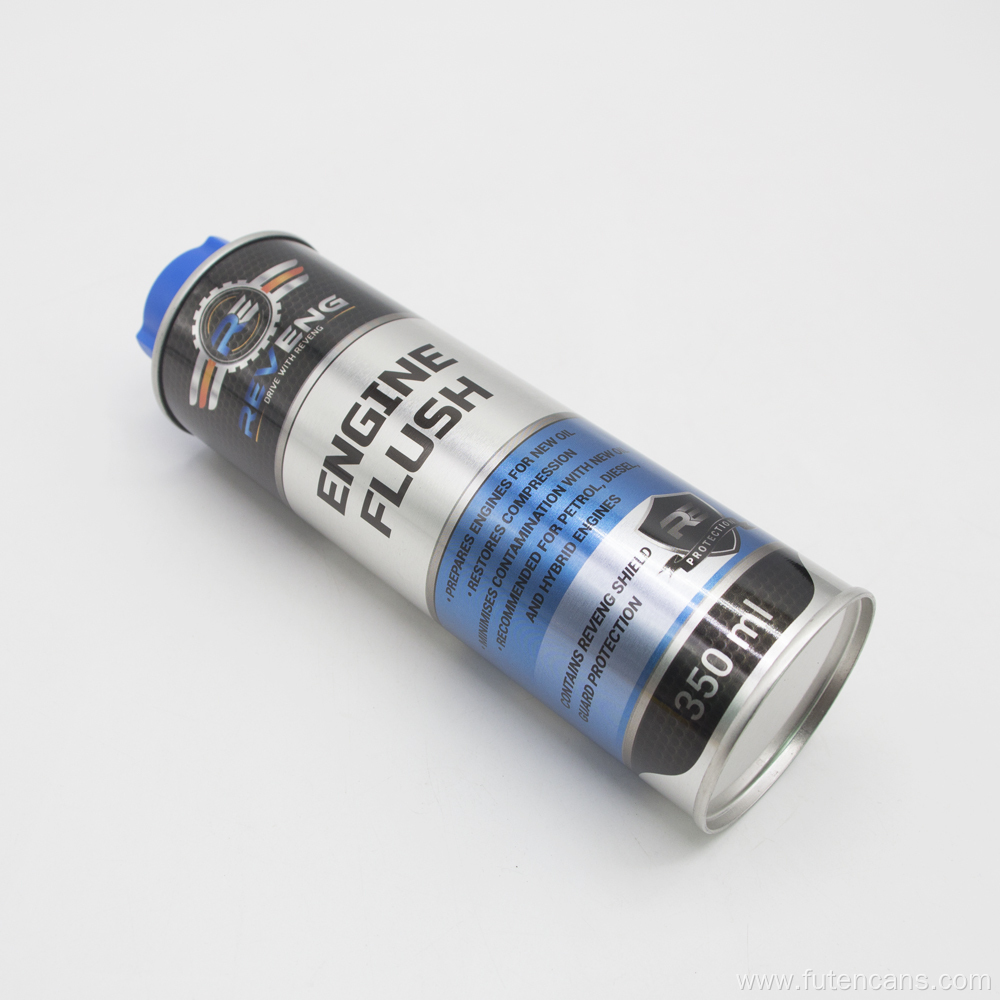 Round Engine Oil fuel Additive Tin Can