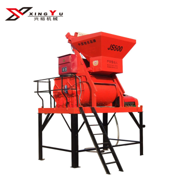 JS500 Double Horizontal Shaft Concrete Mixer Suppliers