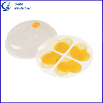 Plastic Heart Shape Egg Poacher Microwave Egg Cooker