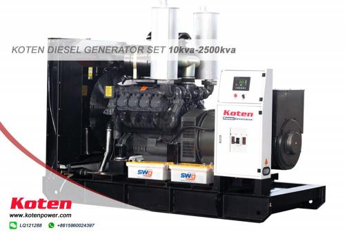 Koten Deutz Series Diesel Generators For Sale With Power Range 20kVA to 750kVA