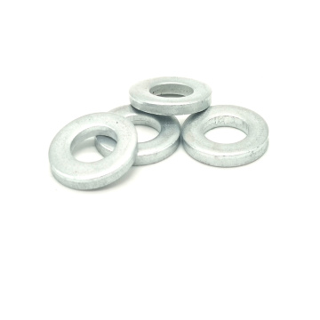 DIN125 blue-white zinc plated flat washer