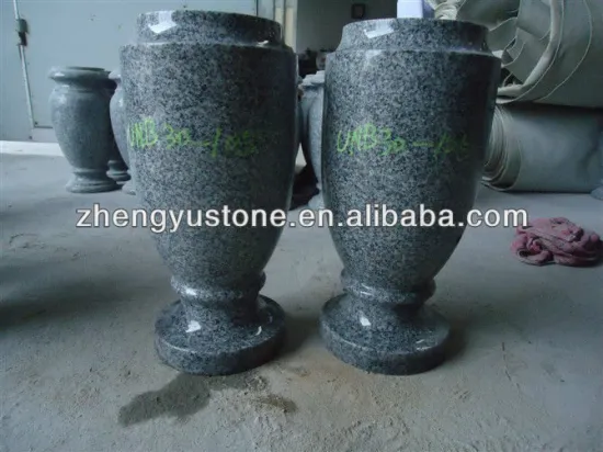 funeral granite vases