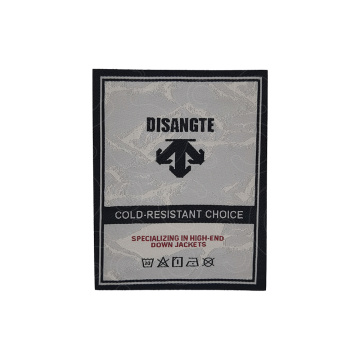 Label tenunan desain bertekstur