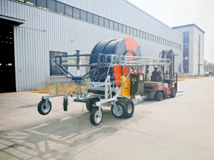 Factory Supply Hose Reel Irrigation System with Boom 75-300 for Farm Irrigation